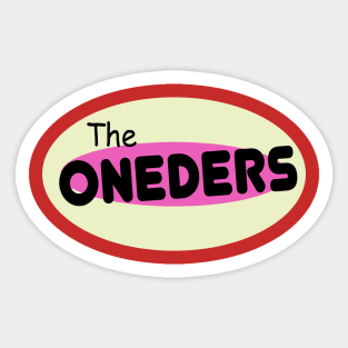 oneders T-Shirt Sticker